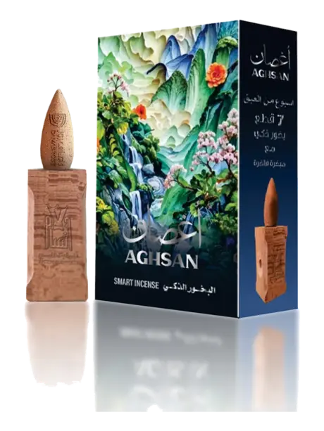 بخور ذكي أغصان 7 قطع، البخور من أنسام الخليج