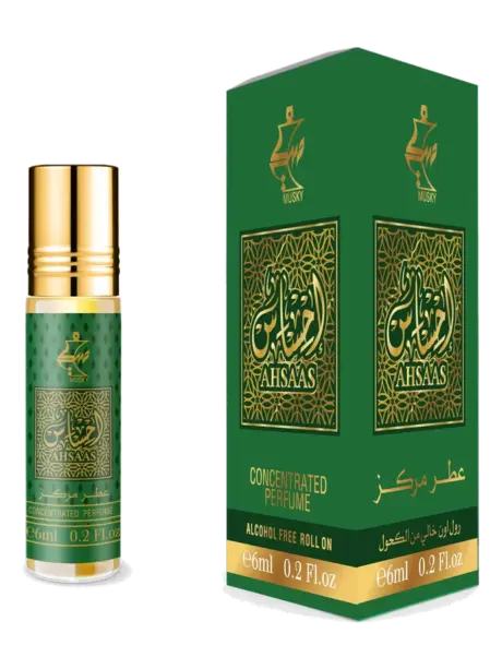 AHSAAS 6 ML ROLL-ON, Concentrated Perfume by Musky