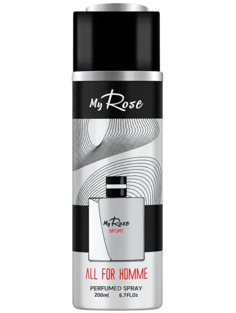 ALL FOR HOMME DEO 200 ML, Perfumed Spray by My Rose