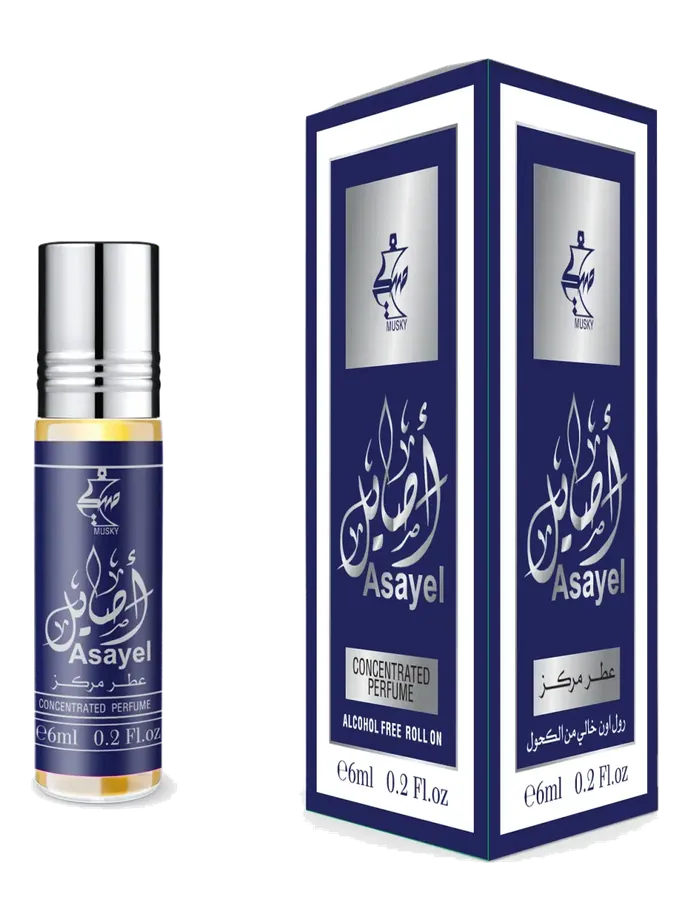 أصايل 6 مل رول أون، التوقيع من مسكي