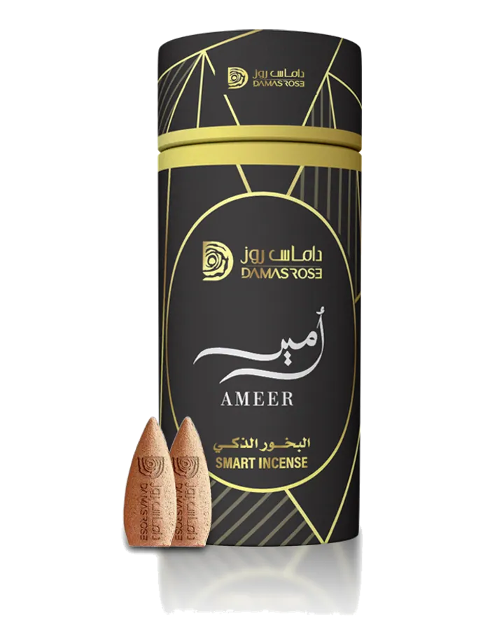 بخور ذكي امير، البخور من داماس روز