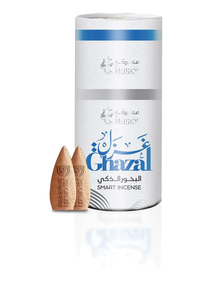 بخور ذكي غزل، البخور من مسكي
