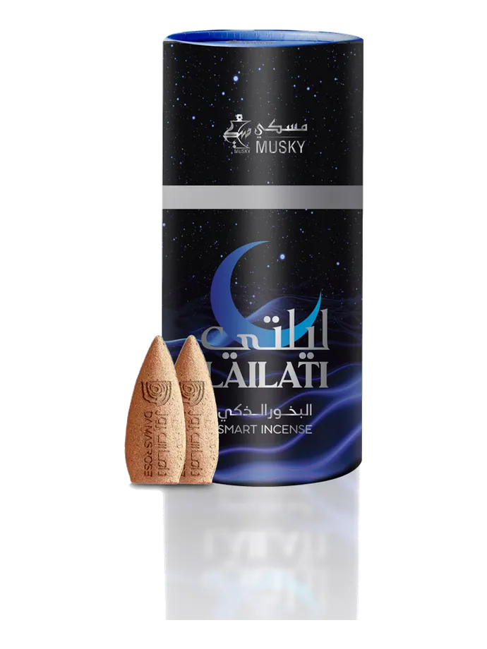 بخور ذكي ليلتي، البخور من مسكي