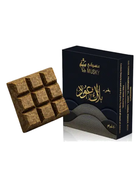 بخور بلاك عود 40 غرام، البخور من مسكي