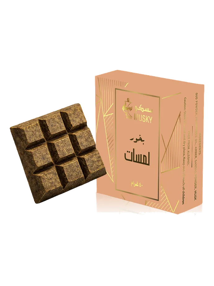 بخور لمسات 40 غرام، البخور من مسكي