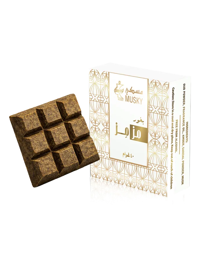 بخور مزمز 40 غرام، البخور من مسكي