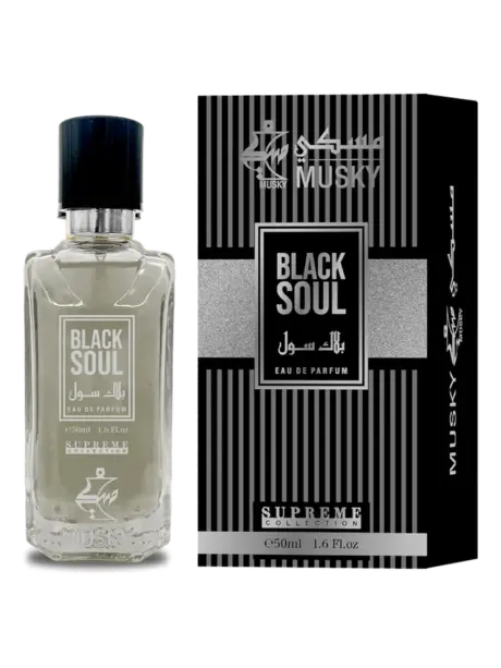 BLACK SOUL 50 ML, Eau de Parfum by Musky