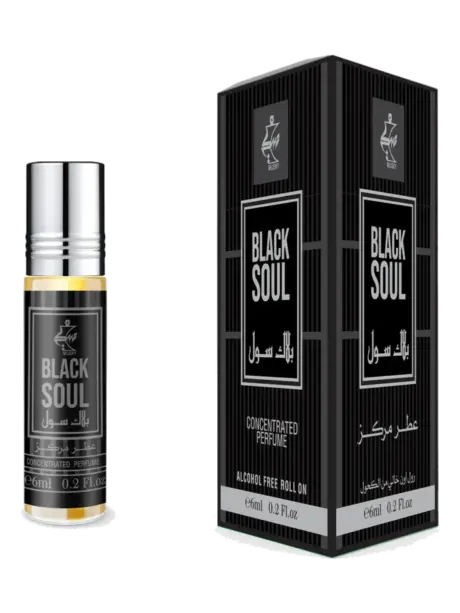BLACK SOUL 6 ML ROLL-ON, Concentrated Perfume by Musky