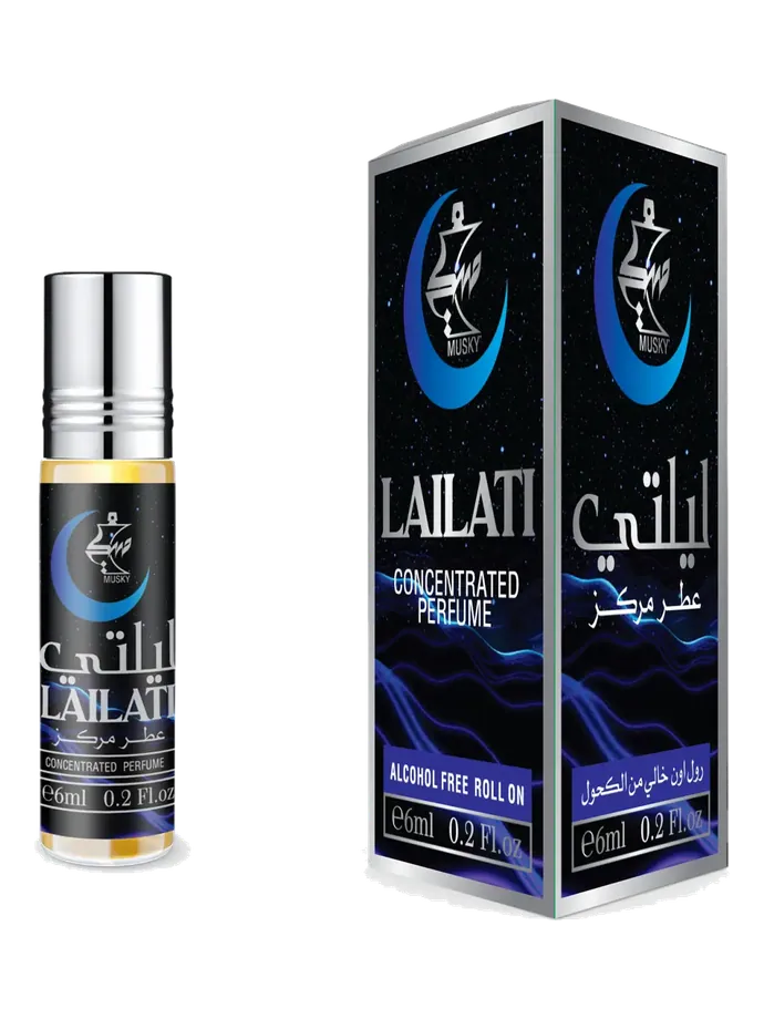 ليلتي 6 مل رول أون، العود من مسكي