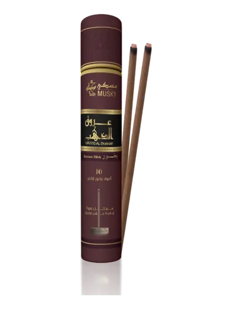 LONG INCENSE STICKS UROOQ AL DHAHAB, Incense Sticks by Musky
