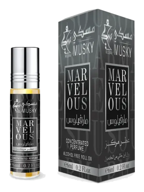 MARVELOUS 6 ML ROLL-ON, Concentrated Perfume by Musky