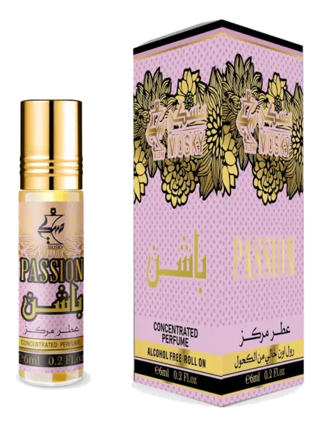 PASSION 6 ML ROLL-ON, Concentrated Perfume by Musky