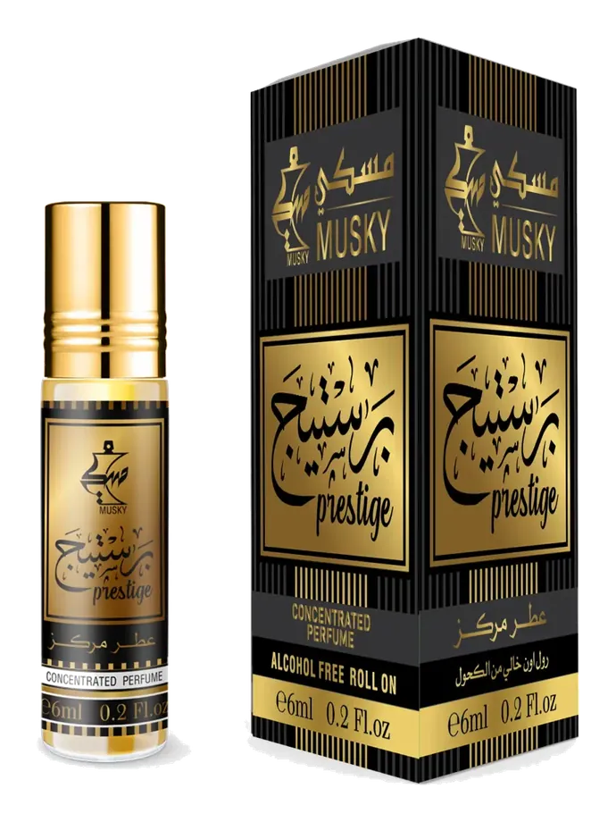 برستيج 6 مل رول أون، التوقيع من مسكي