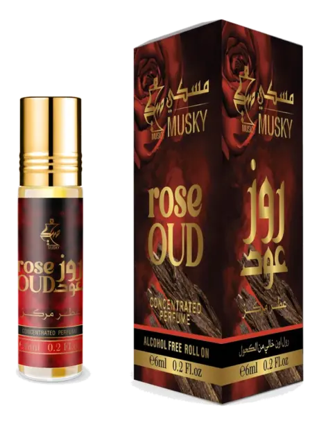 ROSE OUD 6 ML ROLL-ON, Concentrated Perfume by Musky