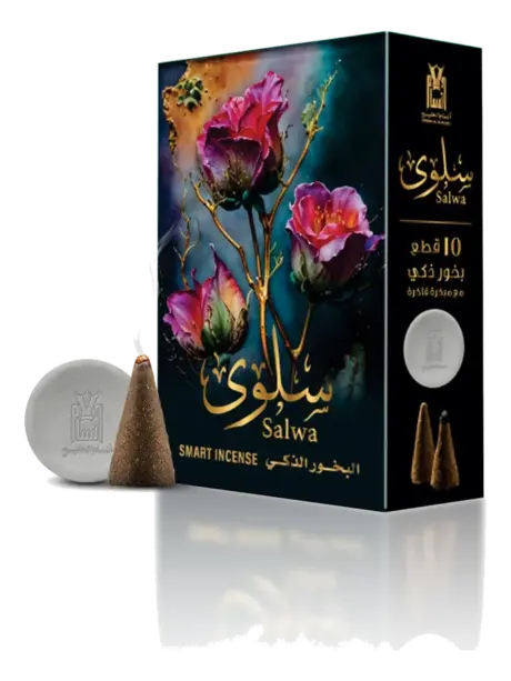بخور هرمي سلوى 10 قطع، البخور من أنسام الخليج
