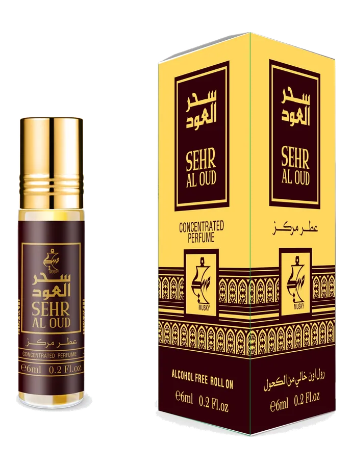 سحر العود 6 مل رول أون، الورد من مسكي