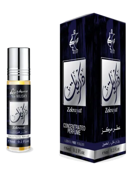 ZEKRAYAT 6 ML ROLL-ON, Concentrated Perfume by Musky