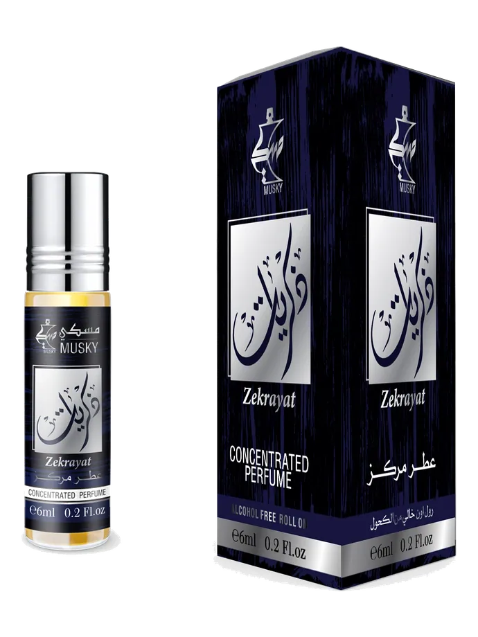 ذكريات 6 مل رول أون، العود من مسكي